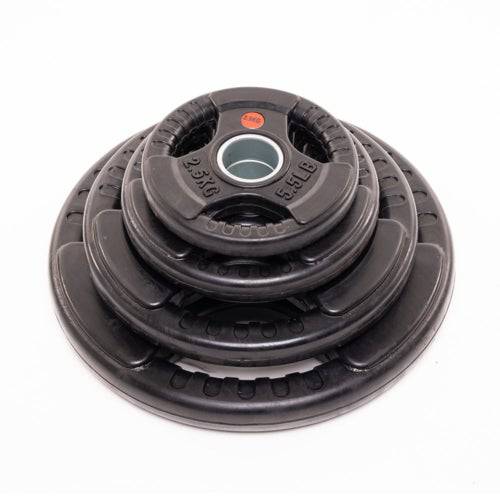 Olympic Rubber Coated Tri Grip Plate Package | 80kg