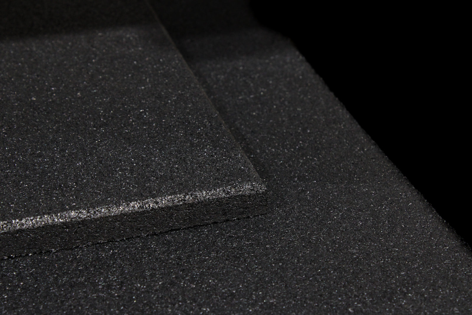 20mm Black premium rubber gym tiles Fitness Hero