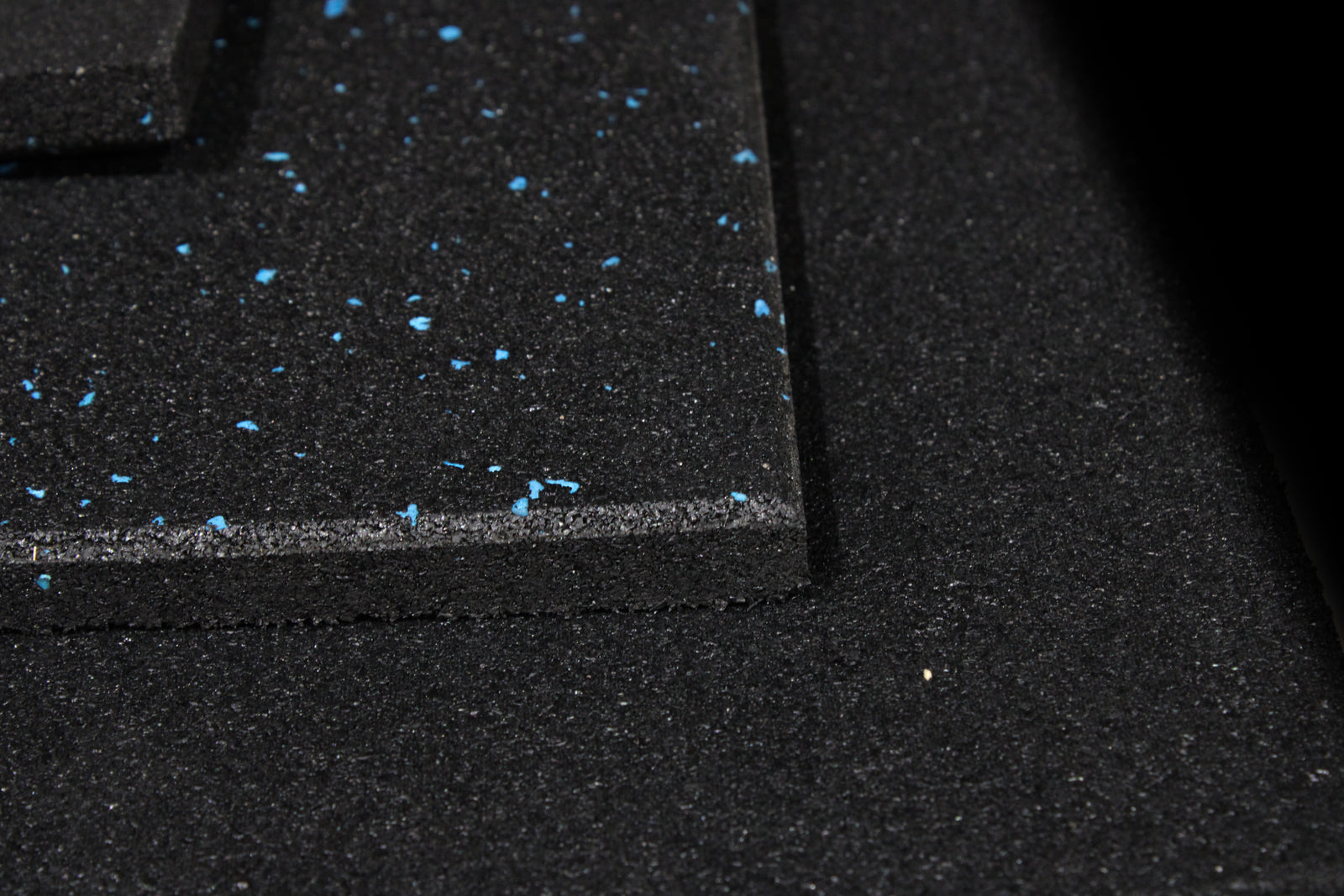 Premium Blue Fleck Rubber Gym Flooring 1m | 15mm
