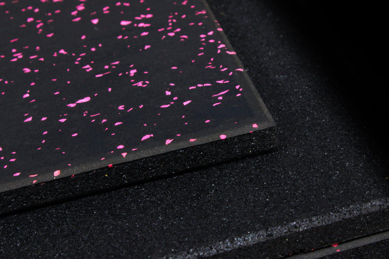 Premium pink Fleck Rubber Gym Flooring 1m | 15mm