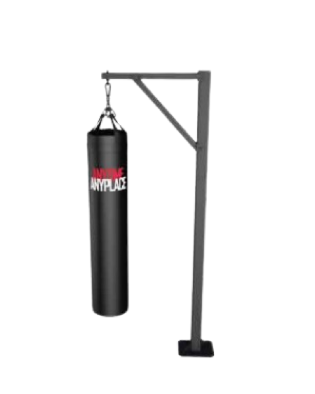 floor-mounted punching bag stand heavy-duty boxing rack for commercial gyms