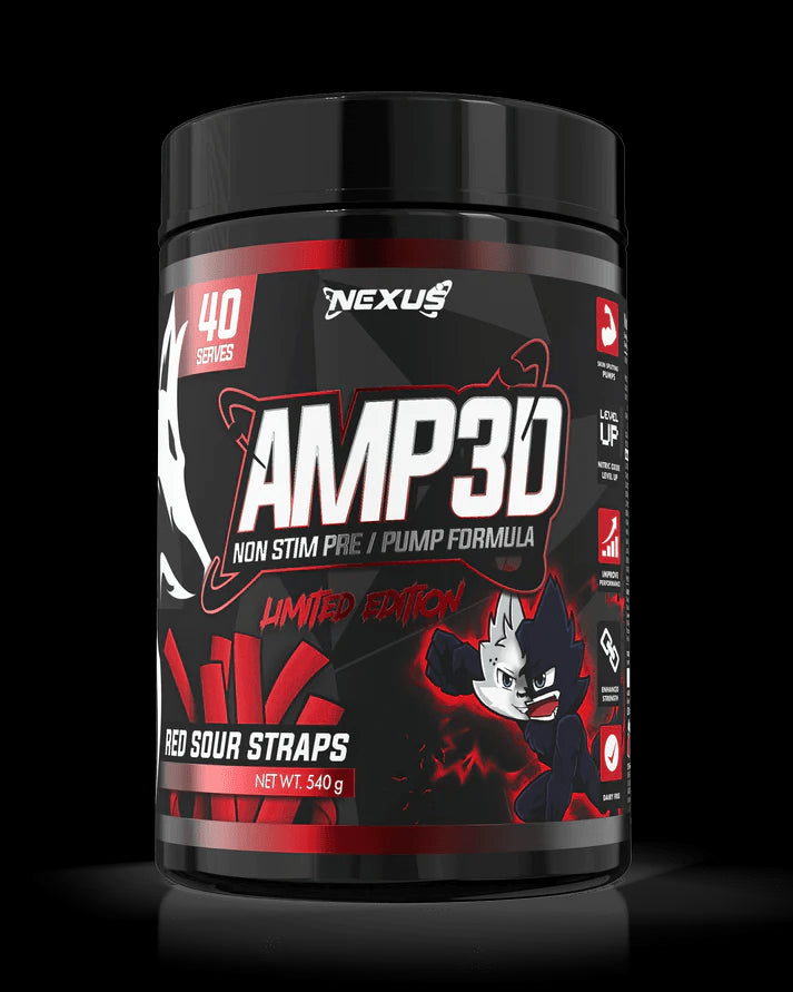 AMP3D By Nexus Sports Nutrition | Non-Stim Pre Workout