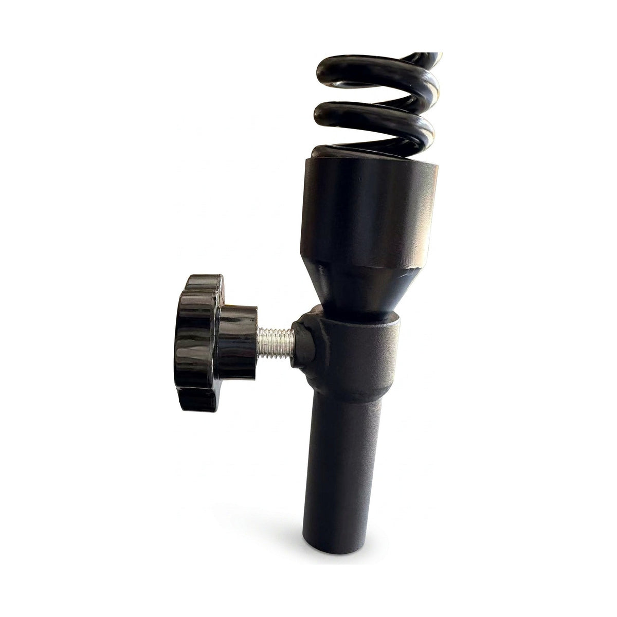 Close-up of the Onyx Cobra HD locking height collar with hand knob
