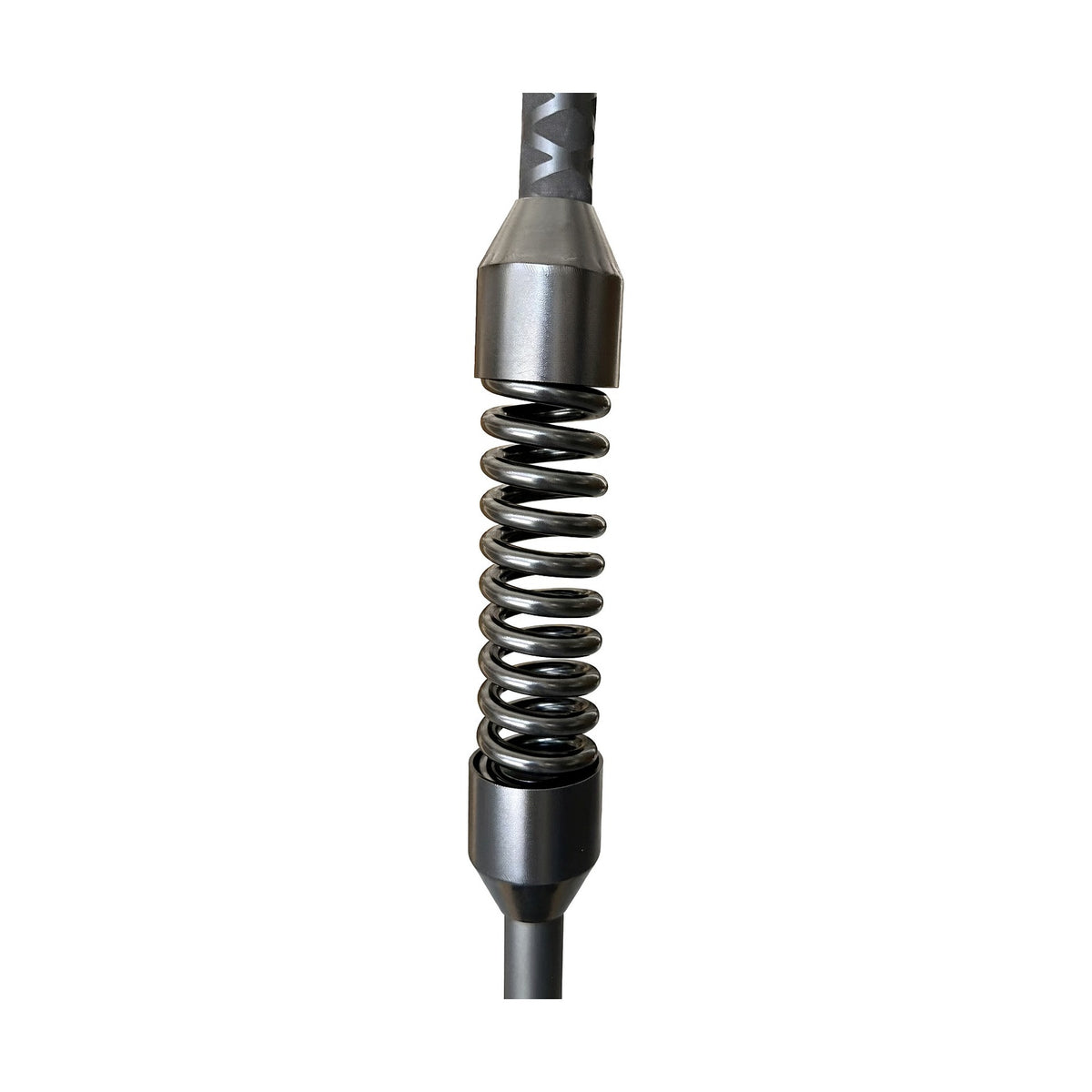 Close-up of the Onyx Cobra HD heavy-gauge steel coil spring and pole couplings