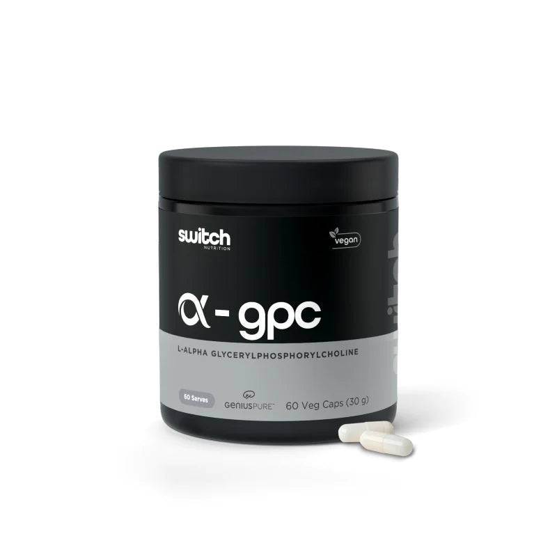Alpha GPC 55% Caps By Switch Nutrition