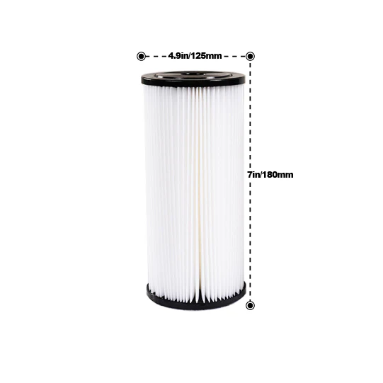 Pack of five 20 micron ice bath filters for cold plunge chiller