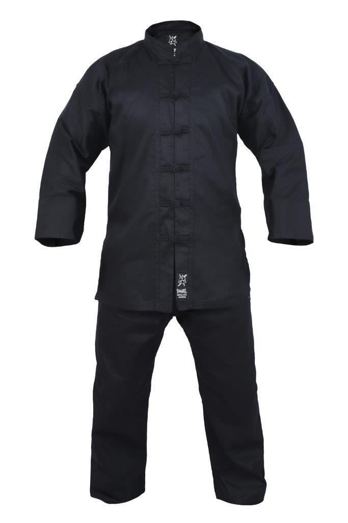 Yamasaki Kung Fu Gi Uniform | Black [10oz] - Fitness Hero Brand new