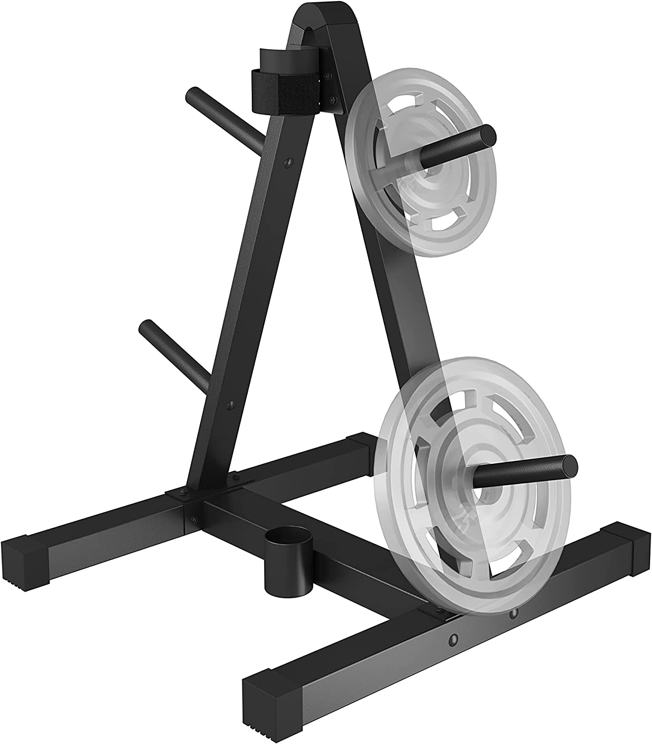 Olympic Weight Plate & Barbell Tree/Rack - Fitness Hero Brand new