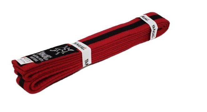 Yamasaki Coloured Striped Martial Arts Belts | All Colours - Fitness Hero Brand new