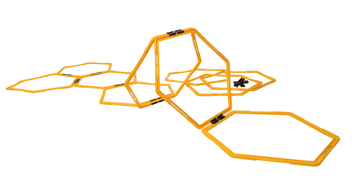 10 Piece Hexagonal Agility Pack - Fitness Hero Brand new