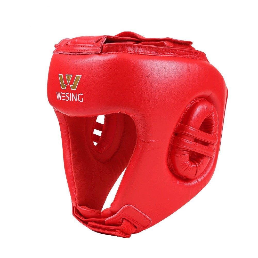 he Wesing sports head guards which are Asia premier combat sports equipment brand.  Wesing head guards have been used in some of the worlds most prestigious amateur boxing events and have met the highest standards and criteria required to be endorsed and approved by AIBA. Available in two colours and three sizes