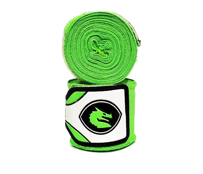Fitness Hero offers the Morgan Mexican Style Elastic hand wrap. These 4m long wraps are made with thicker material to serve as hand armour under boxing gloves, perfect for contact sports and training. A pair of these is definitely a must-have on your boxing kit. Available in 6 colours. This is the green colour