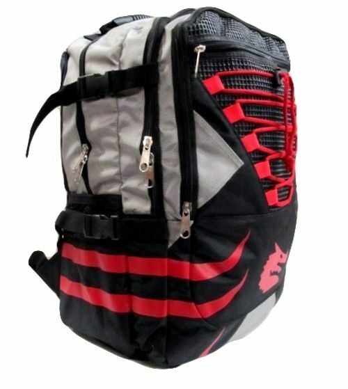 Water and puncture resistant polyester fabric Large laptop (17") front storage department with an added rubber front protective layer Large main zipper compartment