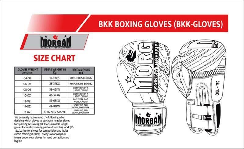 Morgan BKK Ready Boxing  &amp; Muay Thai Gloves (8-12-16OZ) - Fitness Hero Brand new