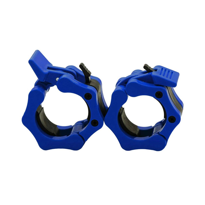 pair of plastic olympic snap lock collars