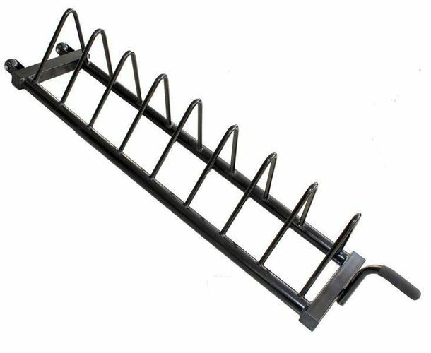 Horizontal Bumper Plate Storage Rack / Trolley - Fitness Hero Brand new