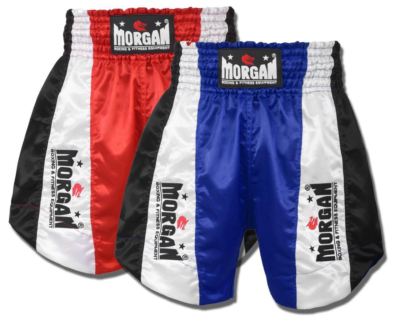 The Fitness Hero Elite boxing shorts by Morgan Sports are designed for the fighter who likes to add a bit of extra style to fights. available in two colours