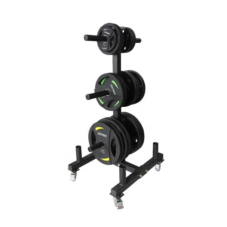 Olympic Weight Plate &amp; Barbell Holder | Arrives Early May - Fitness Hero Brand new