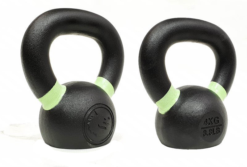 Morgan V2 Powder Coated Cast Iron Kettlebells (4kg - 32kg) - Fitness Hero Brand new