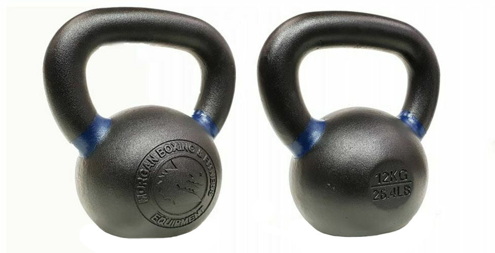 Morgan V2 Powder Coated Cast Iron Kettlebells (4kg - 32kg) - Fitness Hero Brand new