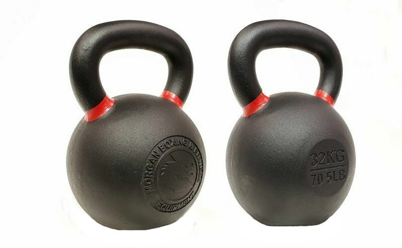 Morgan V2 Powder Coated Cast Iron Kettlebells (4kg - 32kg) - Fitness Hero Brand new