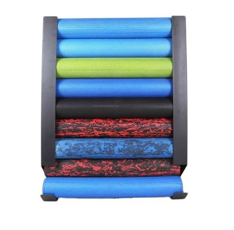 Morgan 9Pcs Foam Roller Storage Rack - Fitness Hero Brand new