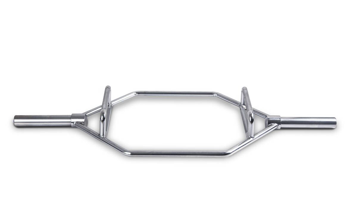 Olympic Hex Trap Bar 56" Chrome - 450kg Max Load - Fitness Hero Brand new
