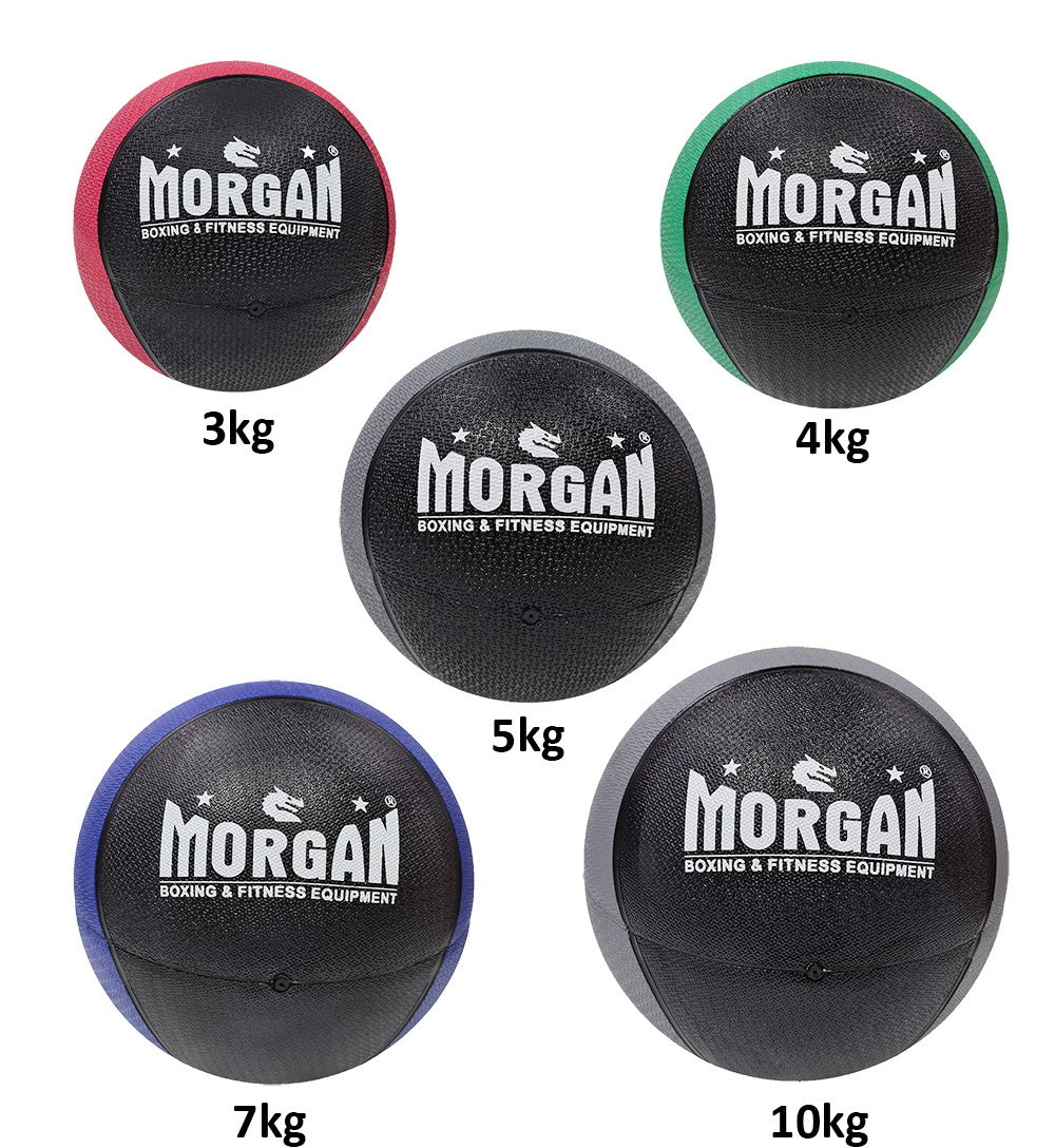 Morgan Rubber Medicine Balls - Commercial Grade [3kg-10kg] - Fitness Hero Brand new