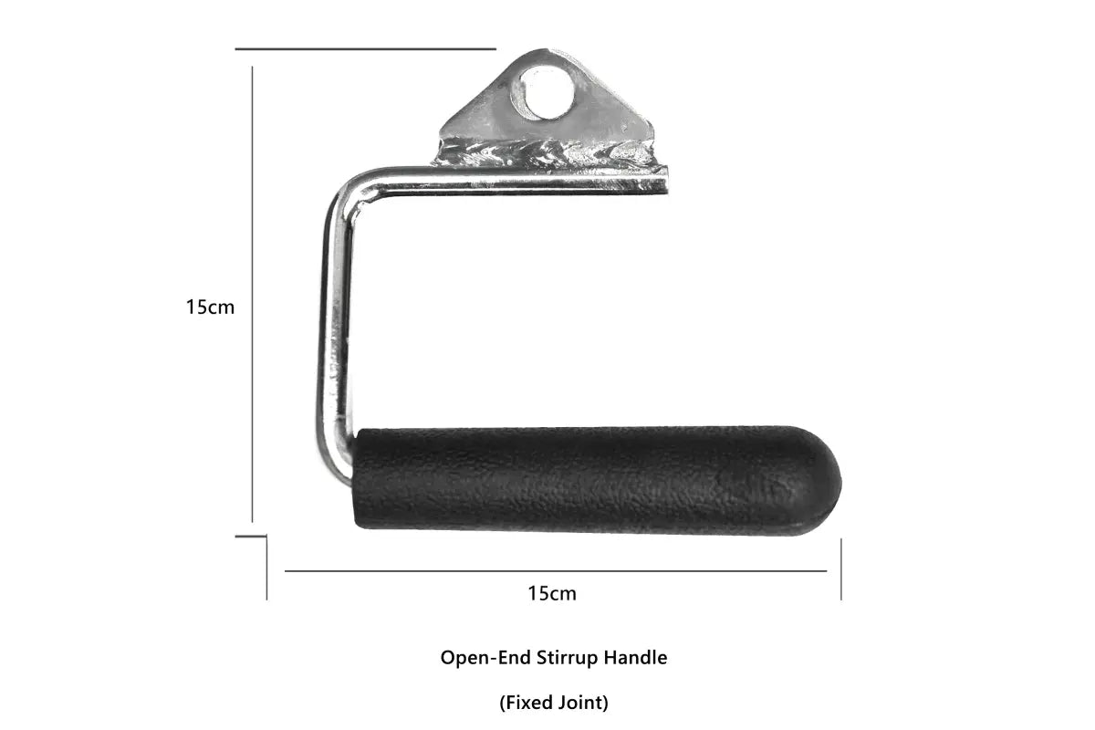 Open D Stirrup Handle Grip Single Cable Attachment