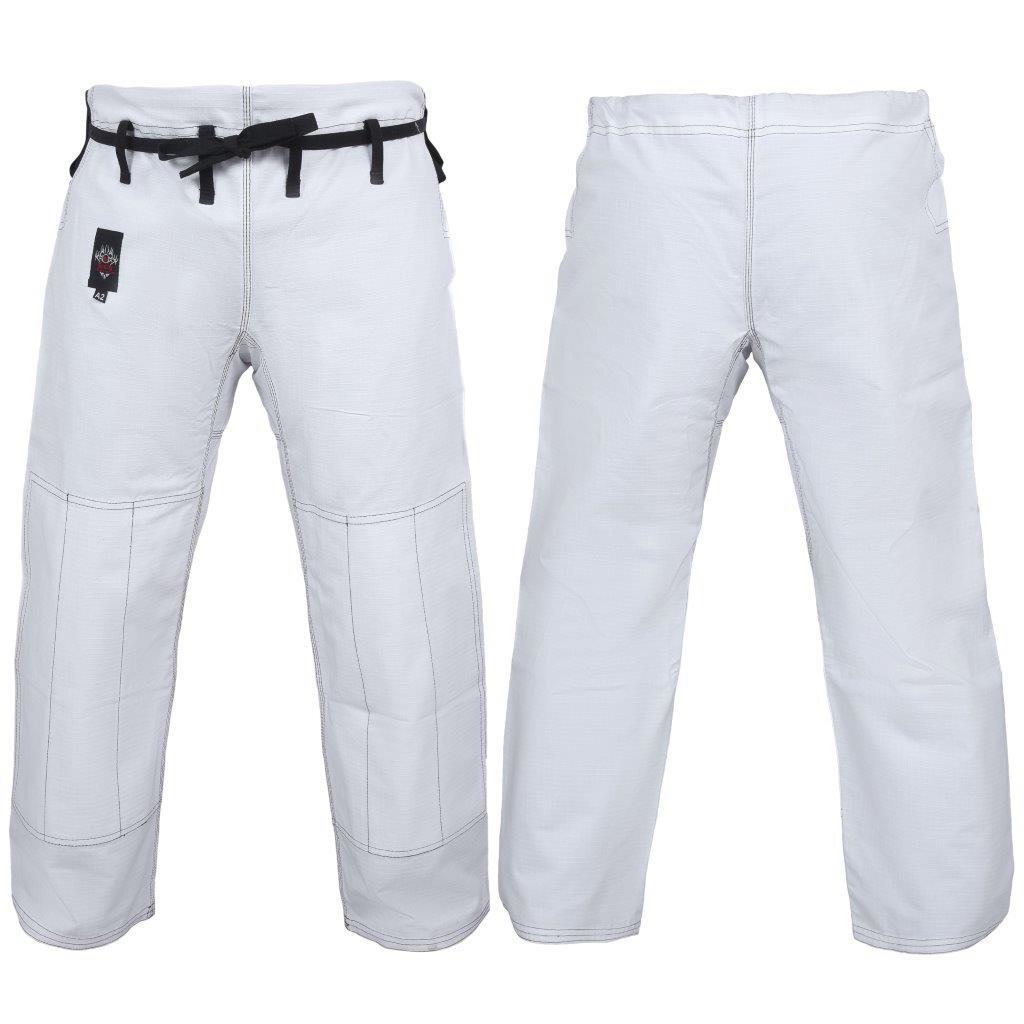 Dragon BJJ Fightwear Pants - IBJJF Approved | White - Fitness Hero Brand new