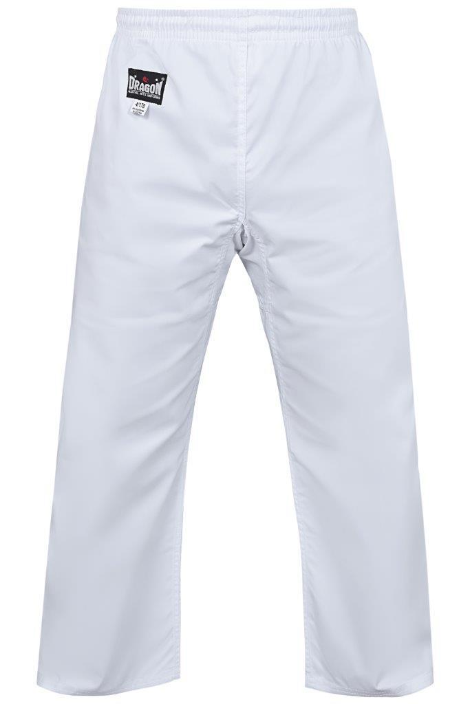 Dragon GI Martial Arts Pants | White [8oz] - Fitness Hero Brand new