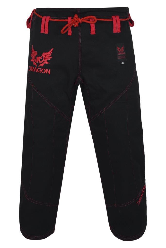 Dragon BJJ Gi - IBJJF Approved | Black  [450gsm] - Fitness Hero Brand new