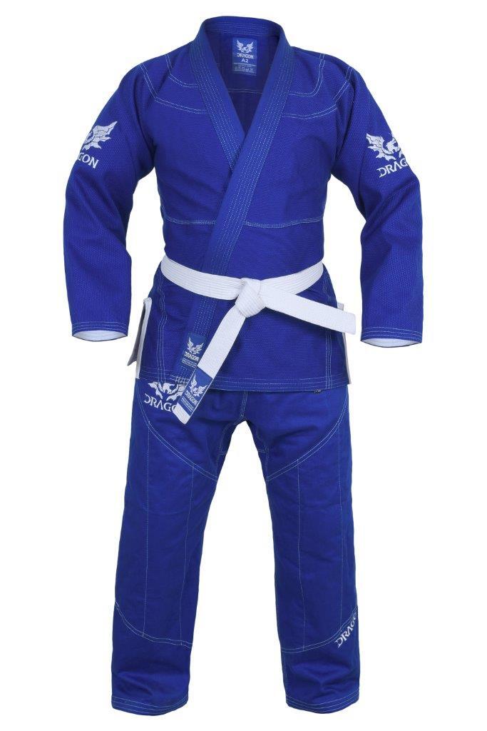 Dragon BJJ Gi - IBJJF Approved | Blue  [450gsm] - Fitness Hero Brand new