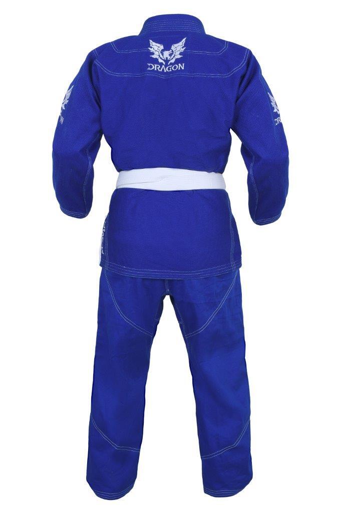 Dragon BJJ Gi - IBJJF Approved | Blue  [450gsm] - Fitness Hero Brand new