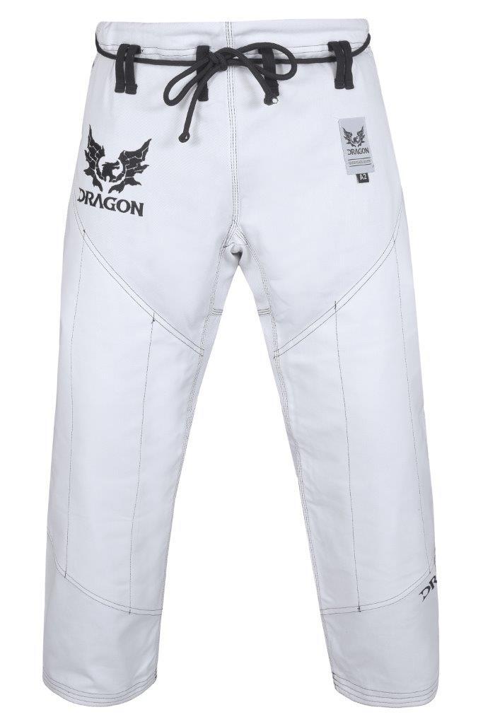 Dragon BJJ Gi - IBJJF Approved | White  [450gsm] - Fitness Hero Brand new