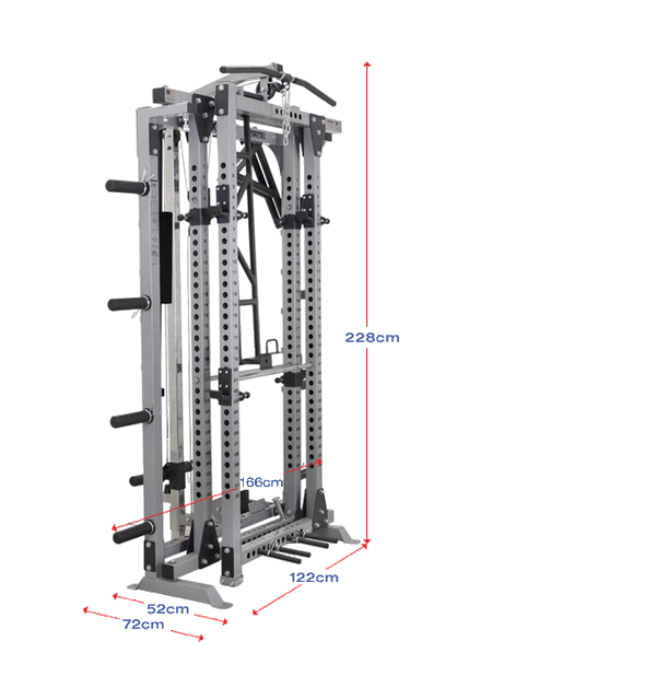 Save Space With The Reload Max All In One Folding Power Rack