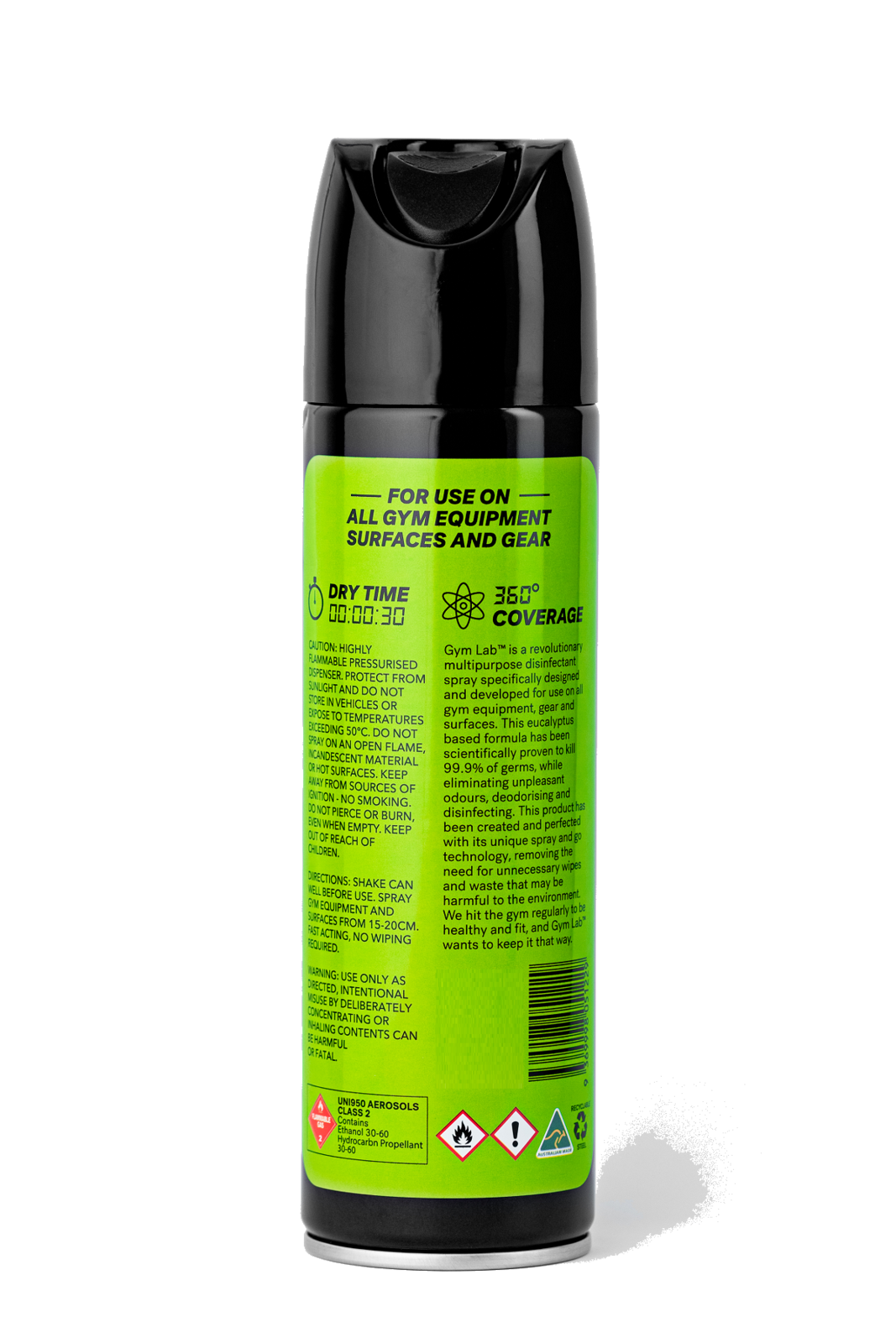 Gym Lab Sanitizer | Multipurpose - Fitness Hero Brand new