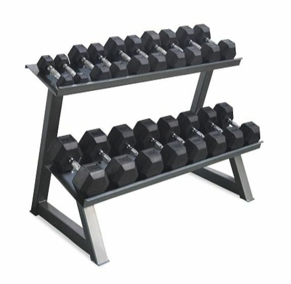 Morgan Hex Dumbbell Rack DLX, alternate view