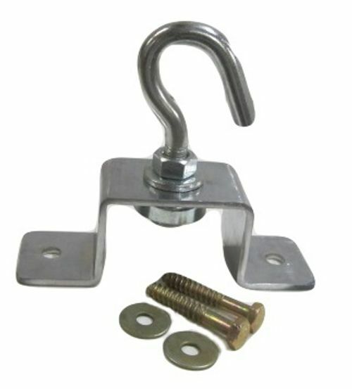 The Morgan rotational hanging hook has been tested to hold weights of up to 175 kg. It is supplied with heavy-duty dyno bolts for solid strength and fixtures that stand up to punishing workouts.