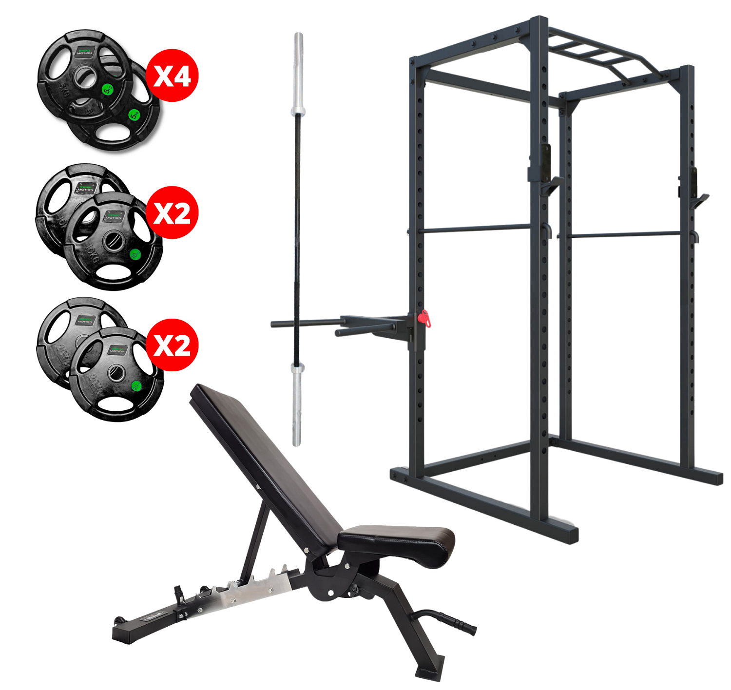Morgan Power Rack Strength Pack [Package 17] - Fitness Hero Brand new