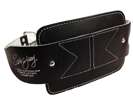 Morgan Platinum Leather Dipping Belt - Fitness Hero Brand new