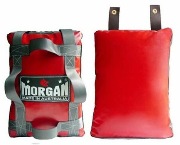 Fitness Hero offers thee Morgan Wall and Hand Target Pads. These pads are designed to be used like a rag-filled round shield that can also be hung against a flat surface to double up as a square punching target.   With 4 independent areas to hold the bag offers a wide degree of versatility.  Available in 3 different weight size options