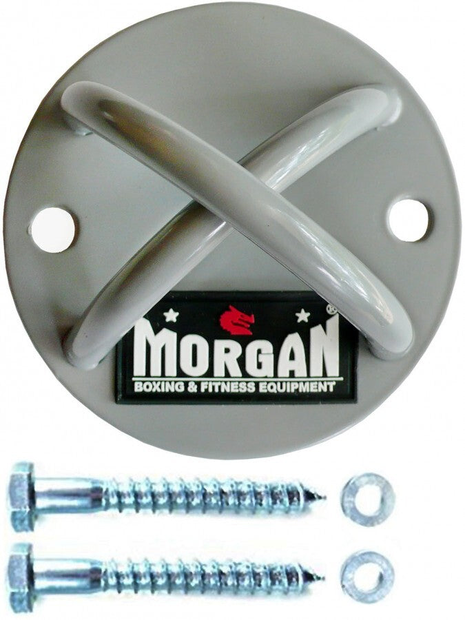 This multipurpose anchor from Morgan Sports will provide you with your all in one solution. Designed to be permanently fixed to the Wall or Ceiling Mount for suspension straps, Crossfit Bodyweight Strength Training, or Yoga Swings/Hammocks. The anchoring system will allow for home use of your suspension strap trainer system, resistance bands, or battle ropes.