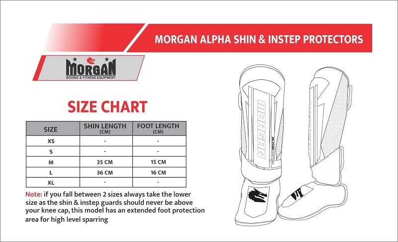 Morgan Alpha Shin &amp; Instep Guards - Fitness Hero Brand new