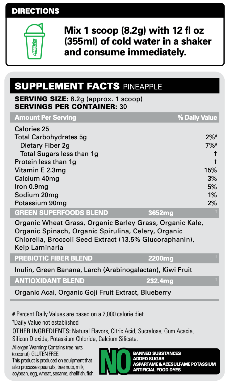 Fitness Hero presents OxyGreens by EHP Labs an all-encompassing superfood that tastes as good as it performs. OxyGreens is a game-changing super greens powder that contains essential nutrients to enhance immunity, improve digestion and boost overall vitality and wellness. OxyGreens is the best greens powder on the market, suitable for everyone who wants to improve their health and wellbeing.