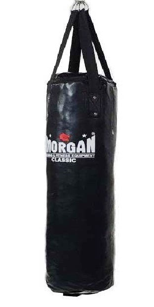 These Fitness Hero Skinny punch bags from Morgan Sports are designed for as a junior punch bag.  Measuring 100 cm in length and 31 cm in width,  with a 20kg weight allows for the bag to be placed in smaller areas. Available Empty or Filled