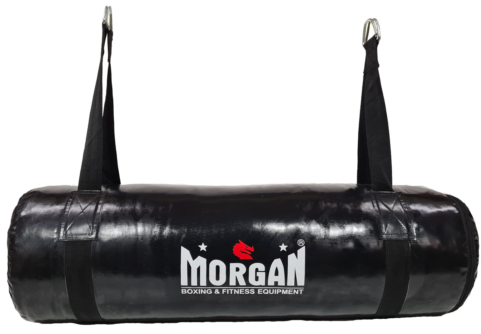 The Fitness Hero horizontal punch bag from Morgan Sports is a commercially designed punch bag designed to work on upper cutting techniques.  Measuring 100 cm in length and 30 cm in width and weighing approx.  25kg,  this punch bag is great for specific uppercut technique training. 