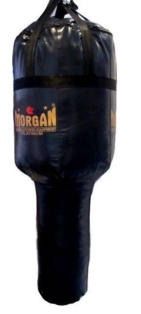 The Fitness Hero Sports XL Angle Punch Bag from Morgan Sports is an oversized version of their standard angle bag, offering a larger, heavier and more robust striking surface that is specifically designed to train heavier uppercuts, stronger hooks, straighter punches, devastating jabs, killer low kicks and more. 