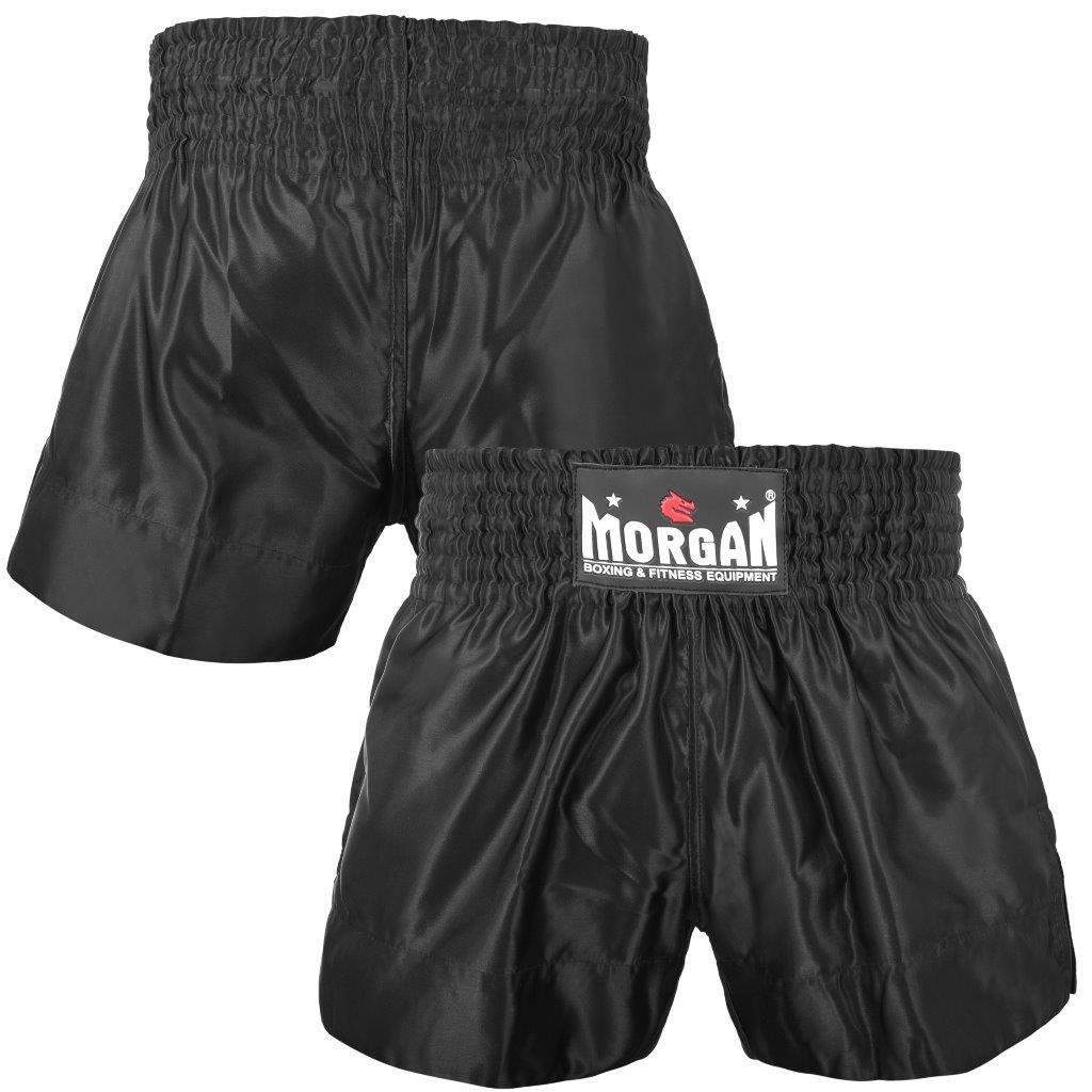 Morgan Muay Thai Shorts - Black - Fitness Hero Brand new