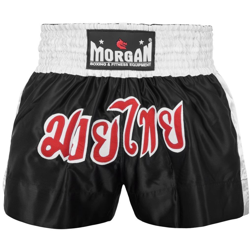 The Fitness Hero muay thai shorts by Morgan Sports will make you feel like the true Muay Thai fighter that you are, featuring a traditional muay thai cut design, with MTS-3 grade satin and fierce in-ring style to give you the edge over your competitors.